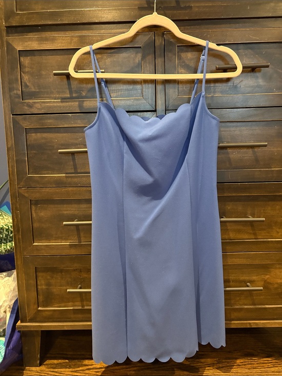 Likely Dresses & Skirts - Likely Periwinkle Blue Dress with Scalloped Edge